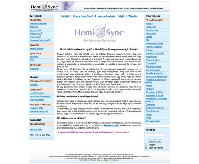 Hemi-Sync Magyarország ~ Surbma referencia honlap