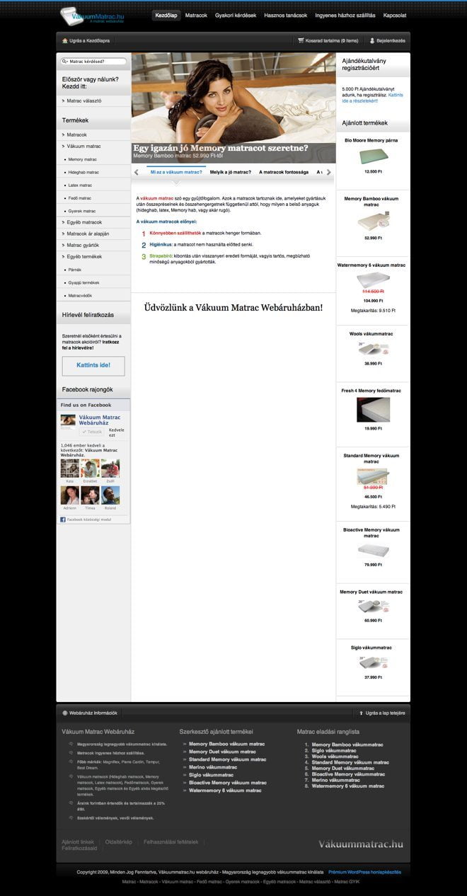 Vákuummatrac.hu ~ Matrac Webáruház ~ Surbma Referencia