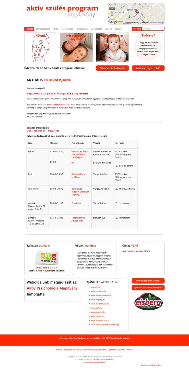 Aktív Szülés Program ~ Surbma Referencia