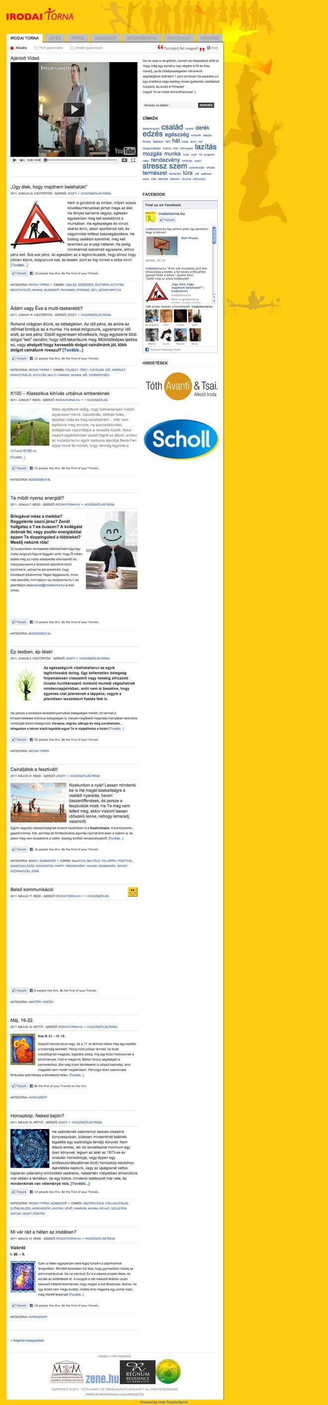 Irodaitorna.hu ~ Prémium WordPress honlap